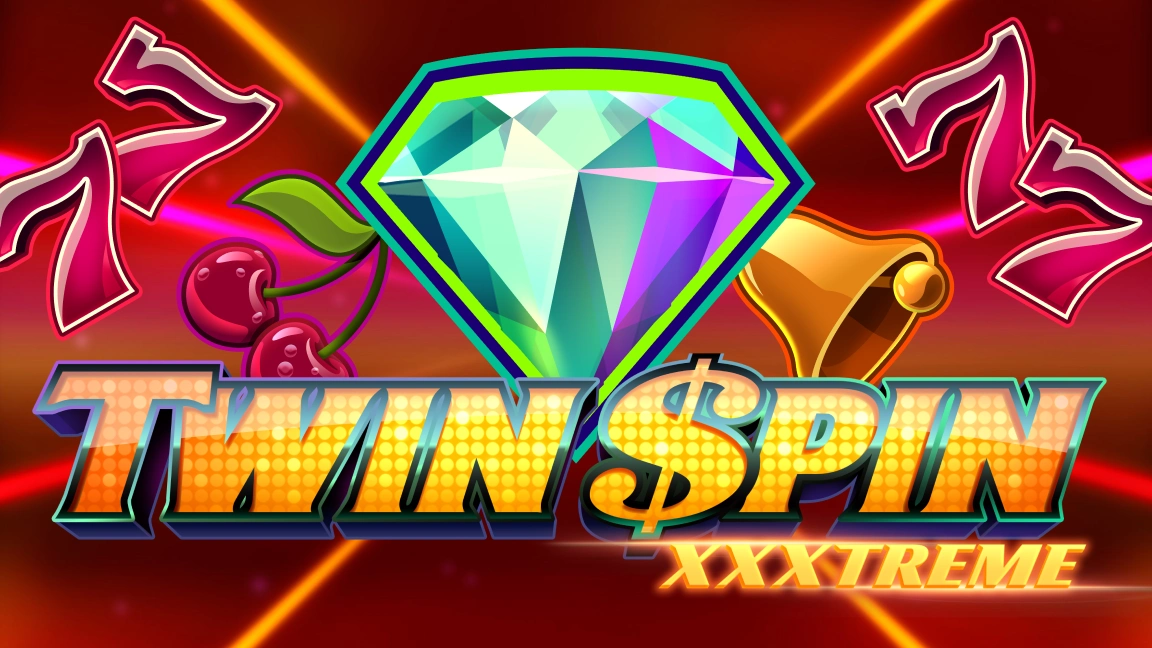 The promotional header for Twin Spin™ XXXtreme, an online slot game on Betty.ca.