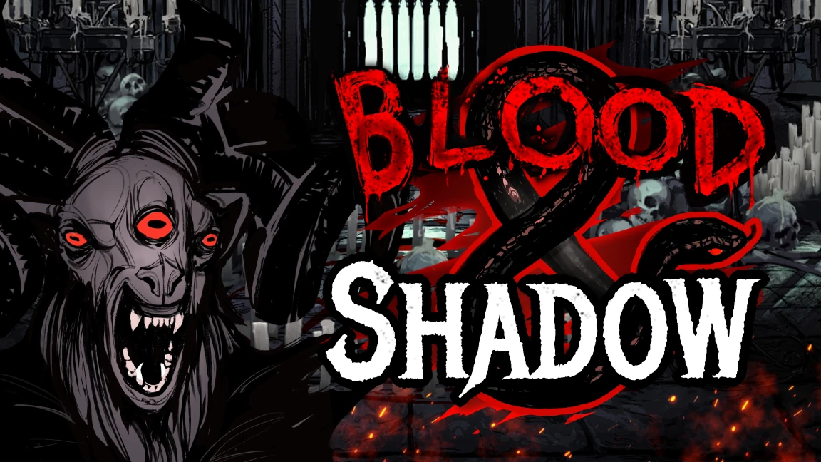The promotional header for Blood & Shadow, an online slot game on Betty.ca.