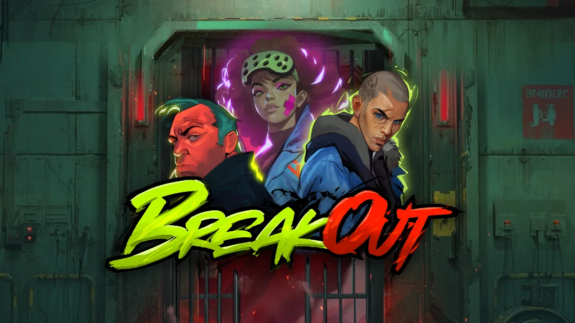 The promotional header for Breakout, an online slot game on Betty.ca.
