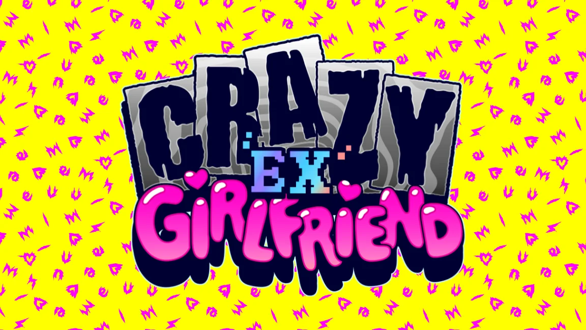 The promotional header for Crazy Ex-Girlfriend, an online slot game on Betty.ca.