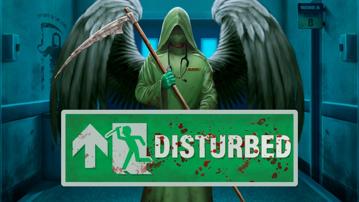The promotional header for Disturbed, an online slot game on Betty.ca.