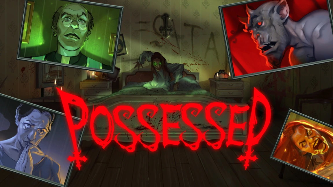 The promotional header for Possessed, an online slot game on Betty.ca.