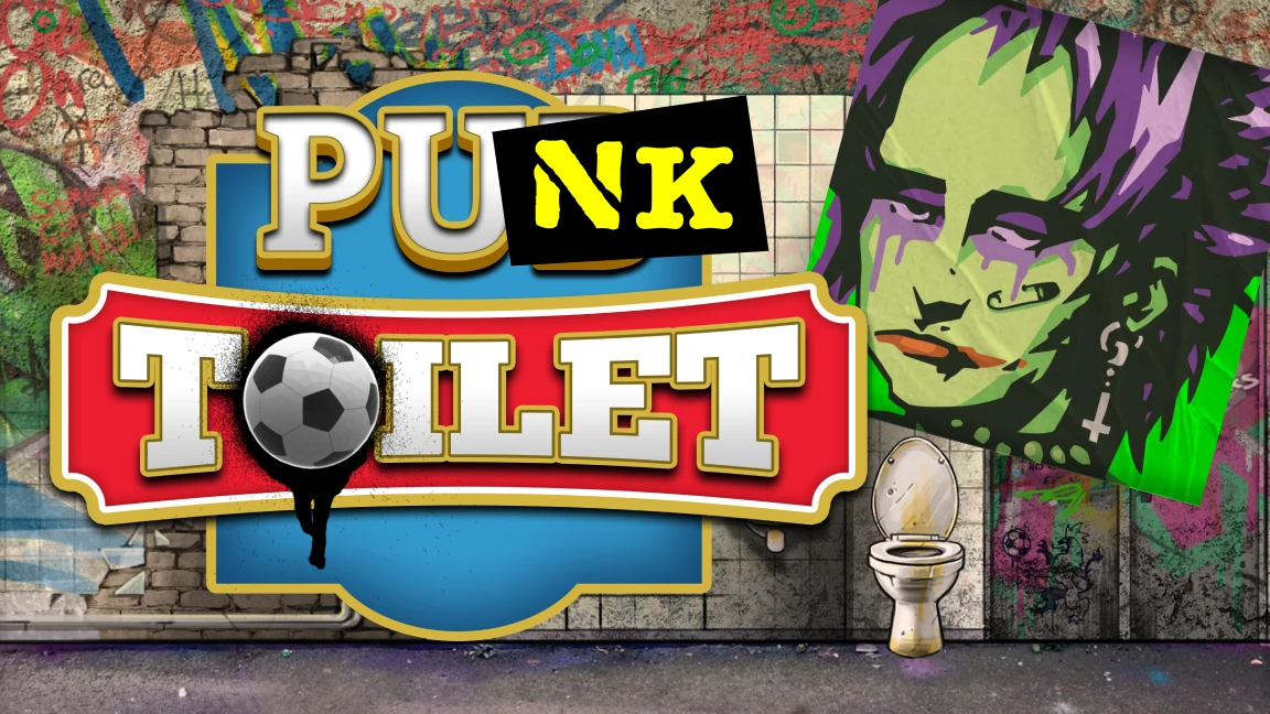 The promotional header for Punk Toilet, an online slot game on Betty.ca.