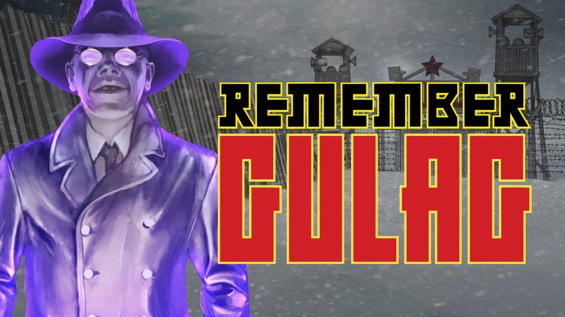The promotional header for Remember Gulag, an online slot game on Betty.ca.