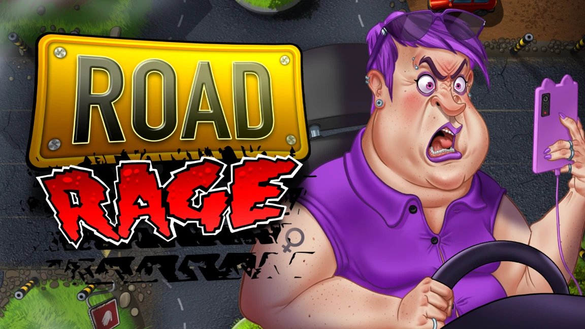 The promotional header for Road Rage, an online slot game on Betty.ca.