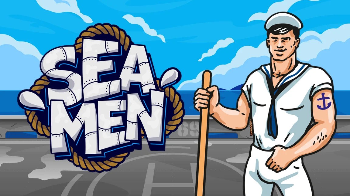 The promotional header for Seamen, an online slot game on Betty.ca.