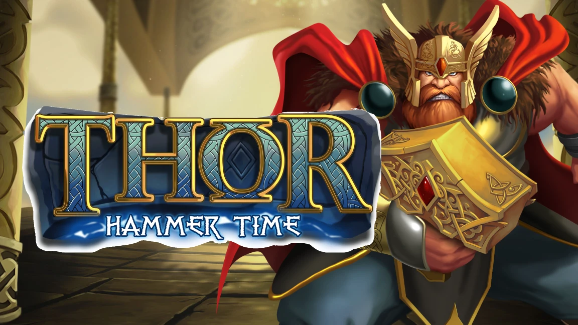 The promotional header for Thor: Hammer Time, an online slot game on Betty.ca.