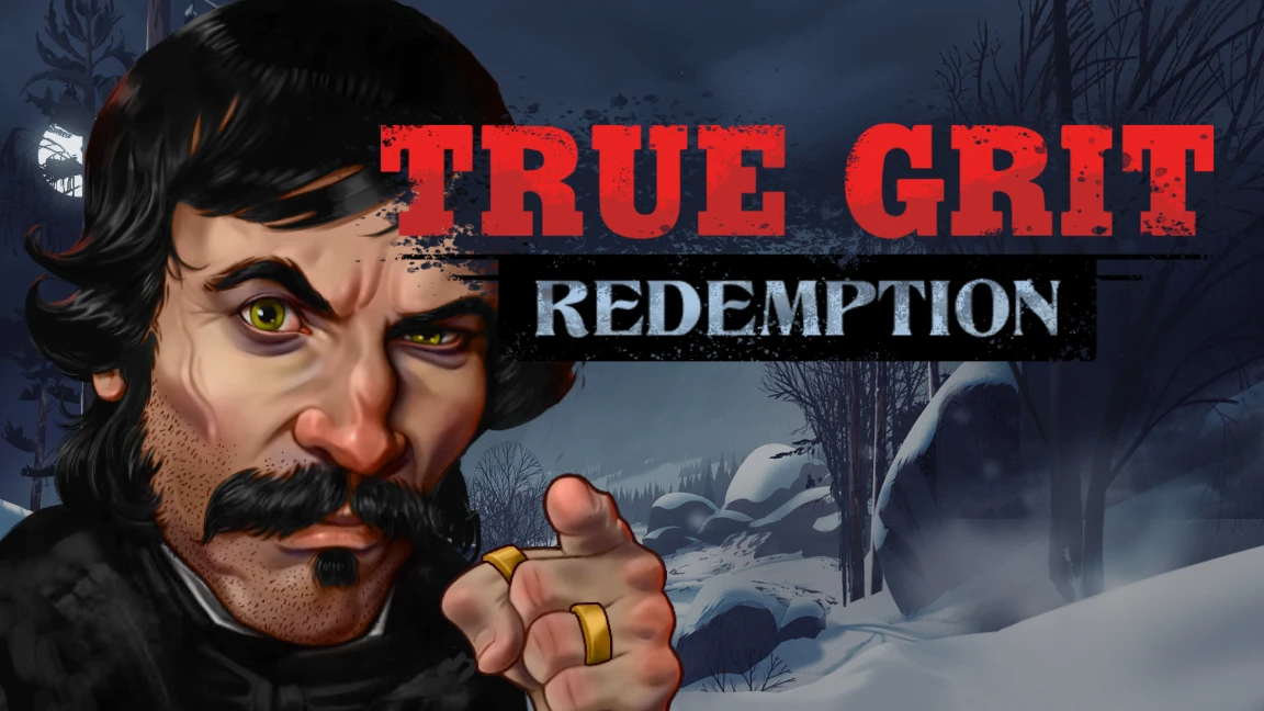 The promotional header for True Grit Redemption, an online slot game on Betty.ca.