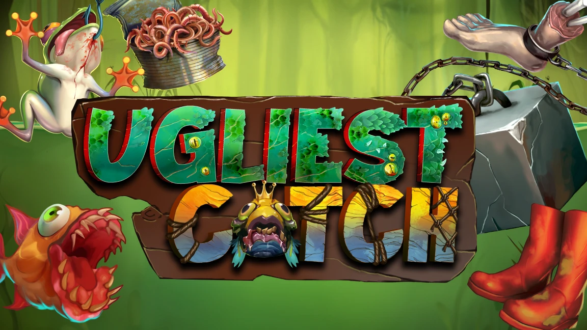 The promotional header for Ugliest Catch, an online slot game on Betty.ca.