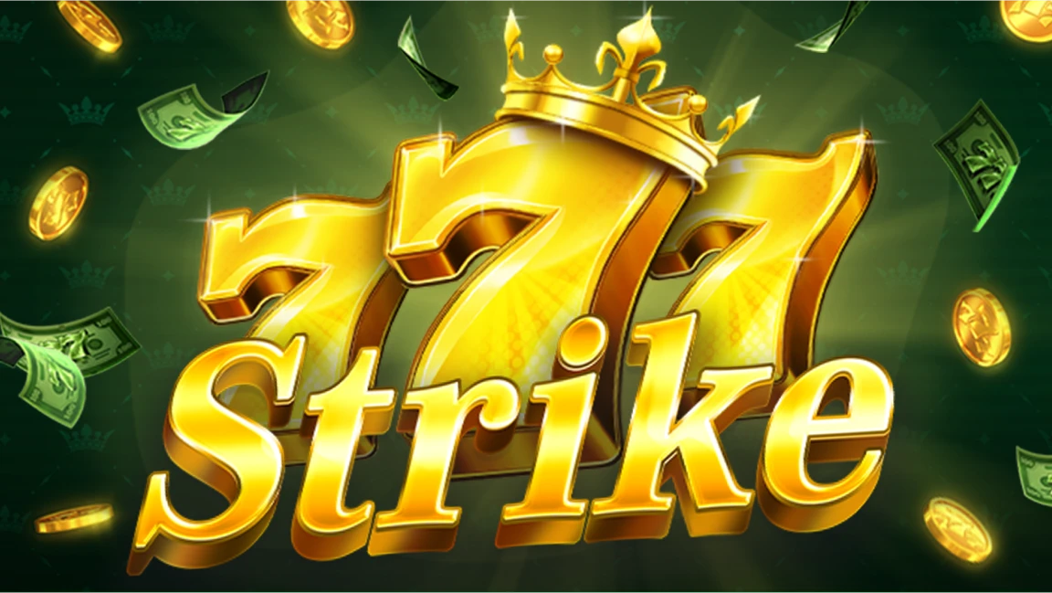 The promotional header for 777 Strike, an online slot game on Betty.ca.