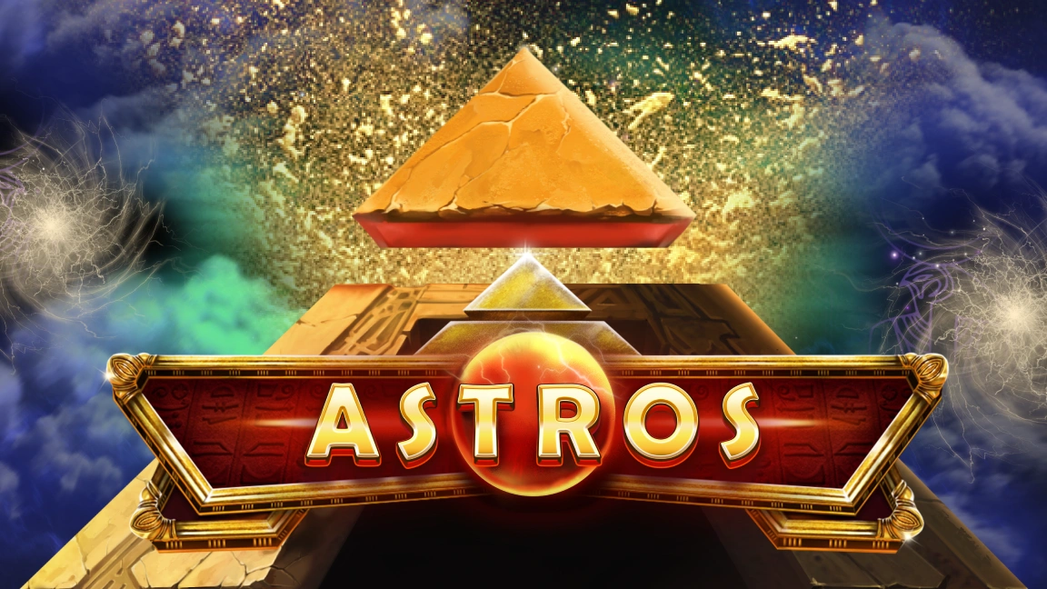 The promotional header for Astros, an online slot game on Betty.ca.