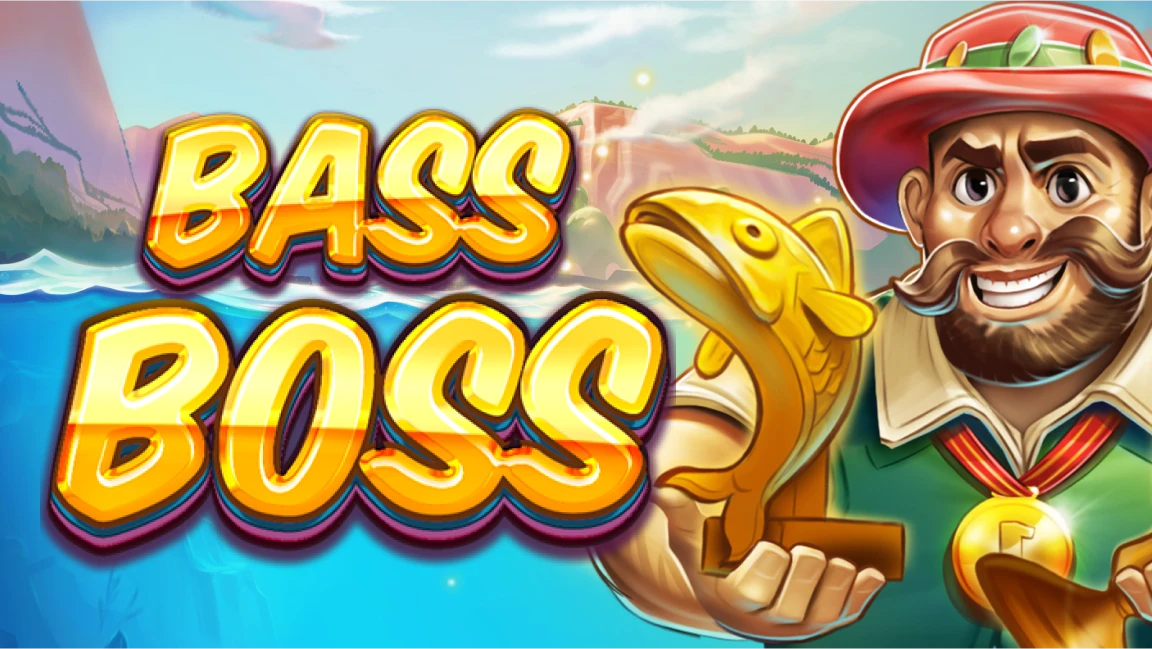 The promotional header for Bass Boss, an online slot game on Betty.ca.