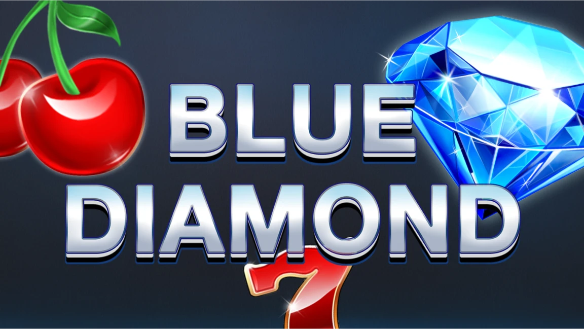 The promotional header for Blue Diamond, an online slot game on Betty.ca.