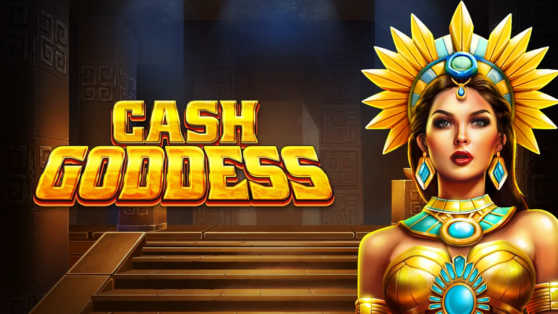 The promotional header for Cash Goddess, an online slot game on Betty.ca.