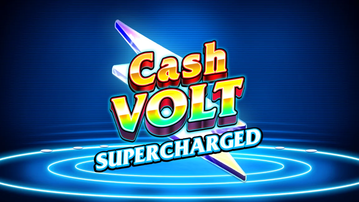 The promotional header for Cash Volt Supercharged, an online slot game on Betty.ca.