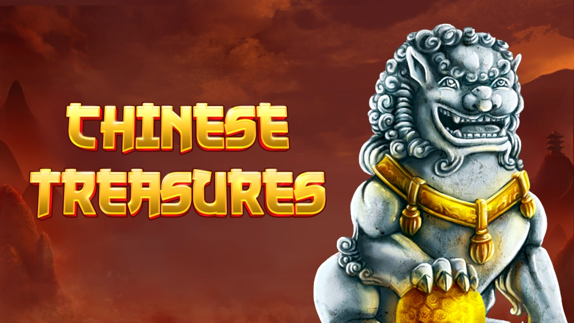 The promotional header for Chinese Treasures, an online slot game on Betty.ca.