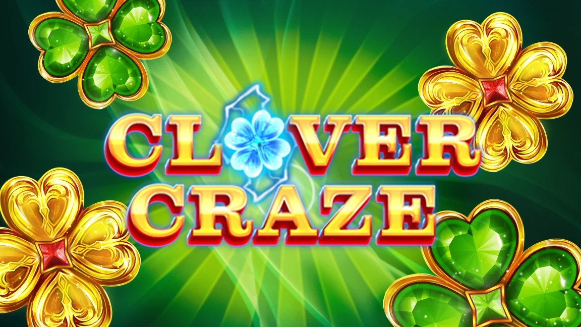 The promotional header for Clover Craze, an online slot game on Betty.ca.