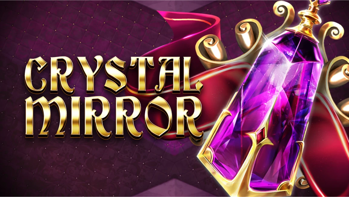 The promotional header for Crystal Mirror, an online slot game on Betty.ca.