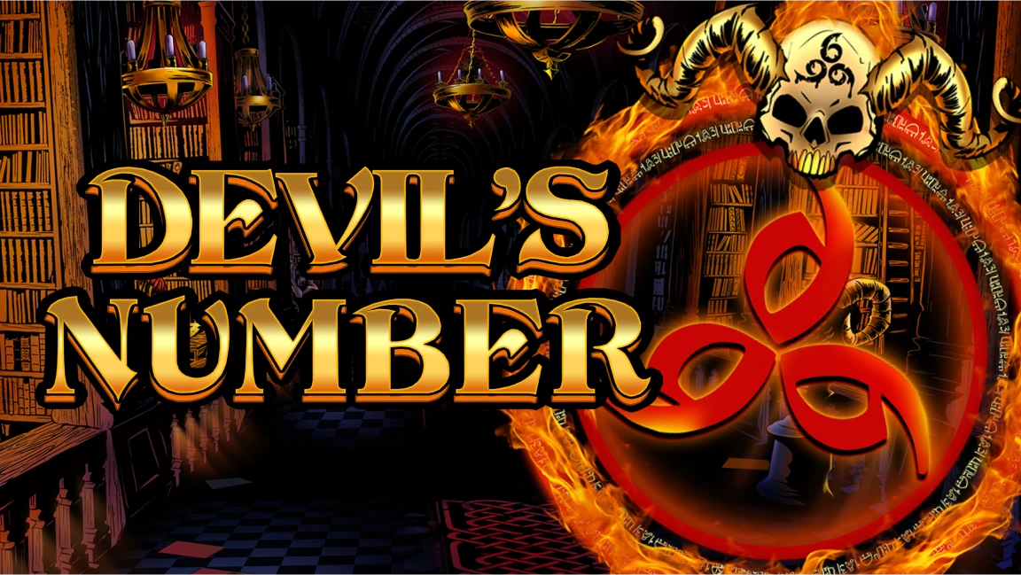 The promotional header for Devil's Number, an online slot game on Betty.ca.