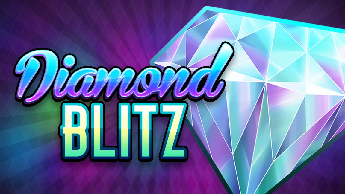 The promotional header for Diamond Blitz, an online slot game on Betty.ca.