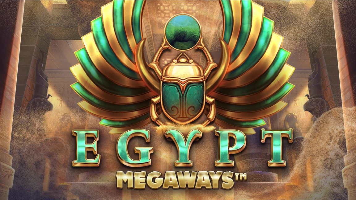 The promotional header for Egypt Megaways, an online slot game on Betty.ca.