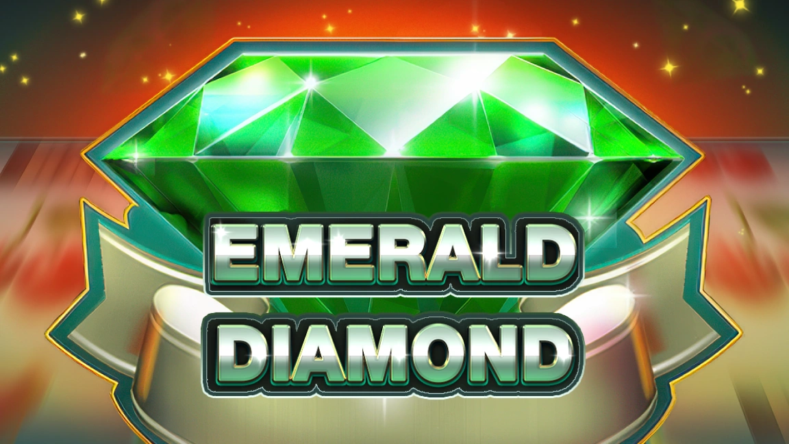 The promotional header for Emerald Diamond, an online slot game on Betty.ca.