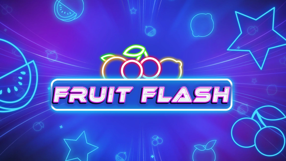 The promotional header for Fruit Flash, an online slot game on Betty.ca.