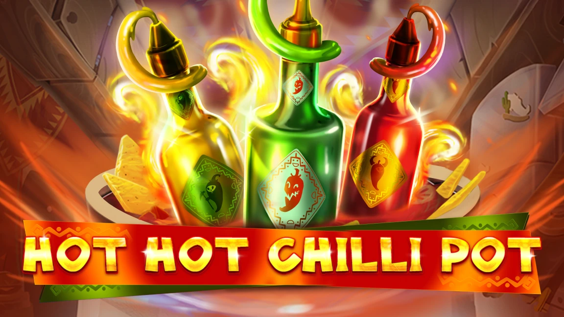 The promotional header for Hot Hot Chilli Pot, an online slot game on Betty.ca.