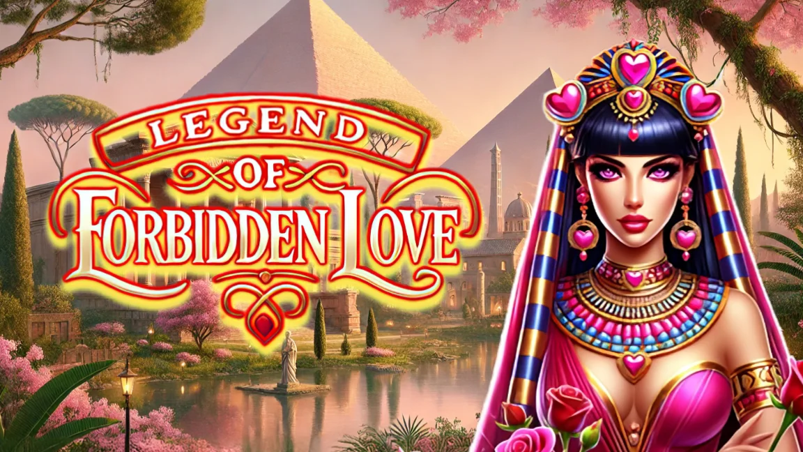 The promotional header for Legend Of Forbidden Love MegaWays™, an online slot game on Betty.ca.