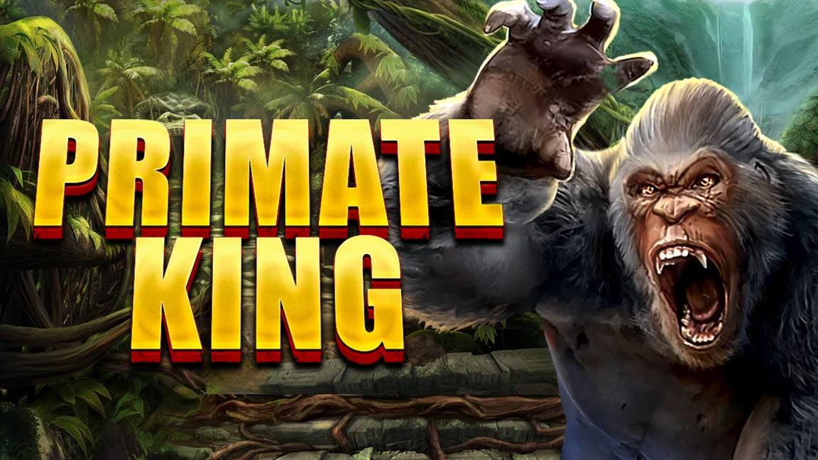The promotional header for Primate King, an online slot game on Betty.ca.