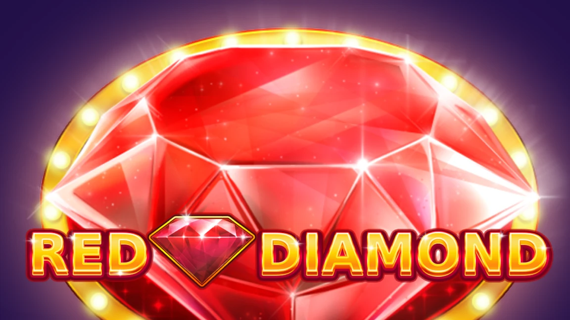The promotional header for Red Diamond, an online slot game on Betty.ca.