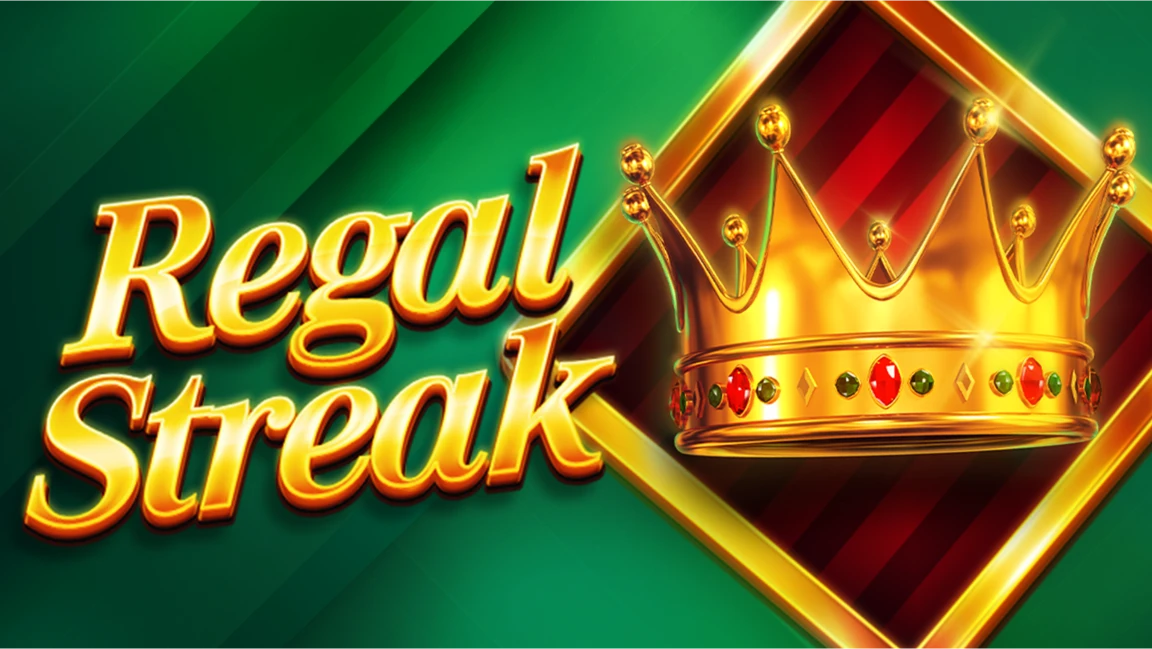 The promotional header for Regal Streak, an online slot game on Betty.ca.