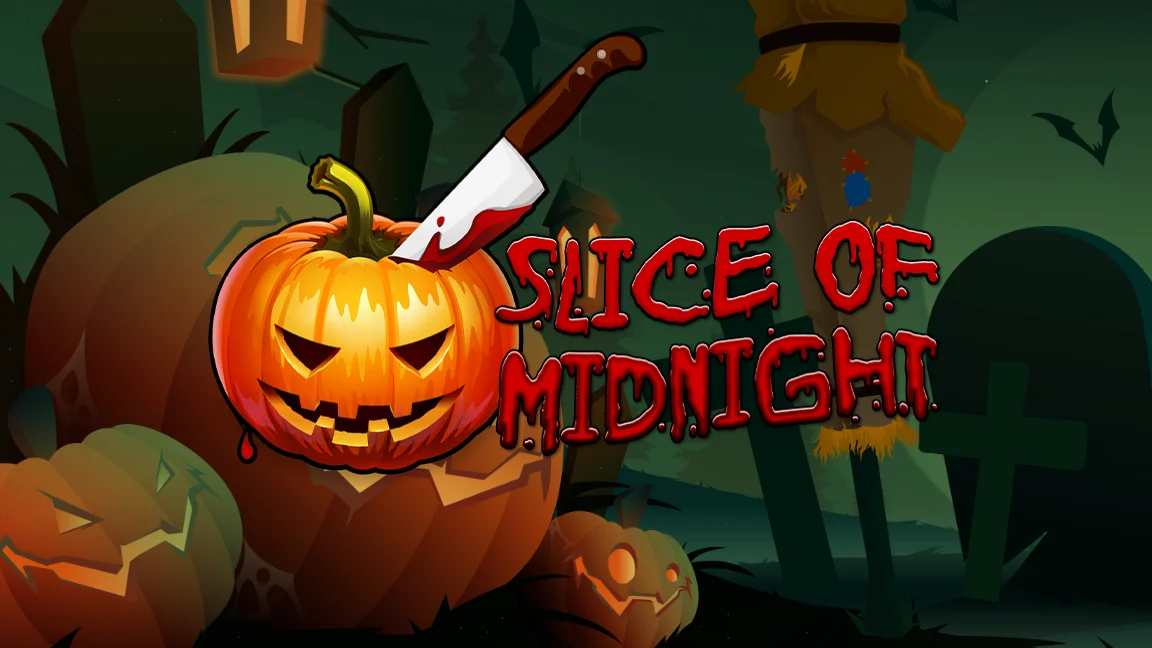 The promotional header for Slice of Midnight, an online slot game on Betty.ca.