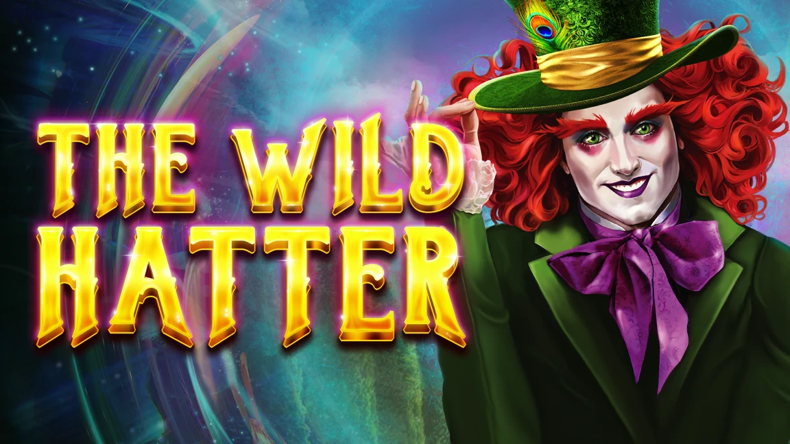 The promotional header for The Wild Hatter, an online slot game on Betty.ca.