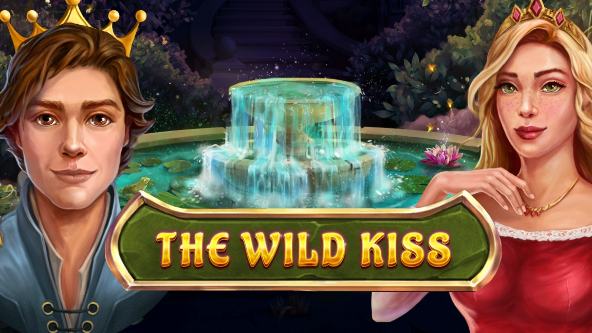 The promotional header for The Wild Kiss, an online slot game on Betty.ca.