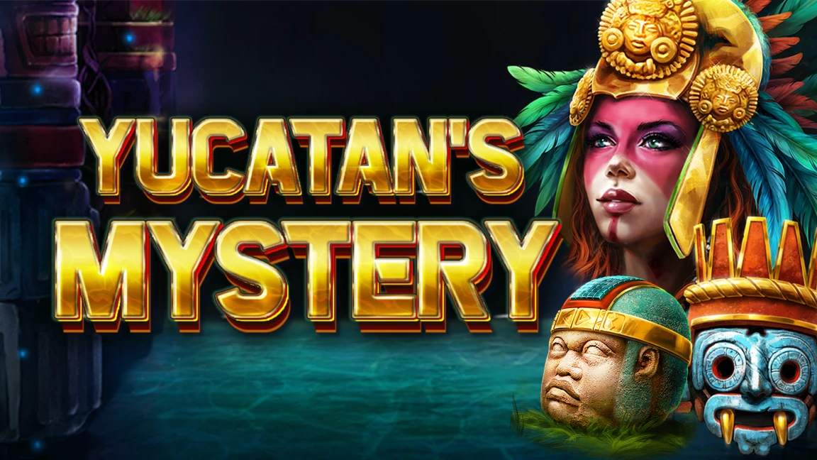 The promotional header for Yucatan's Mystery, an online slot game on Betty.ca.