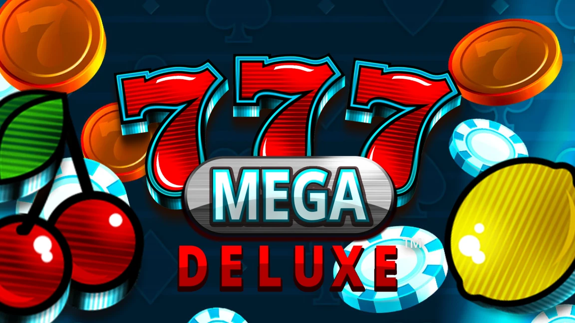 The promotional header for 777 Mega Deluxe, an online slot game on Betty.ca.