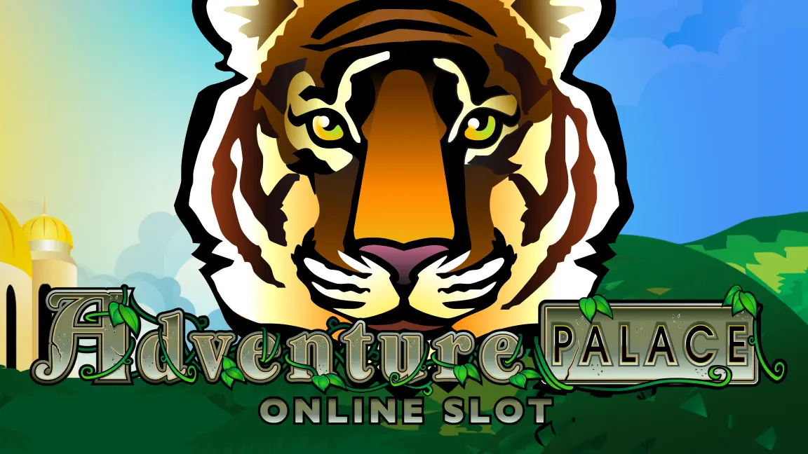 The promotional header for Adventure Palace, an online slot game on Betty.ca.