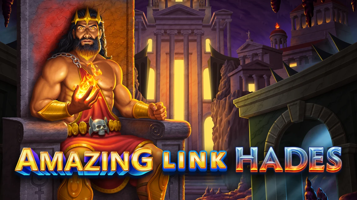 The promotional header for Amazing Link™ Hades, an online slot game on Betty.ca.