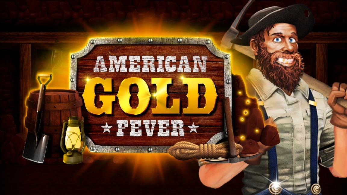 The promotional header for American Gold Fever, an online slot game on Betty.ca.