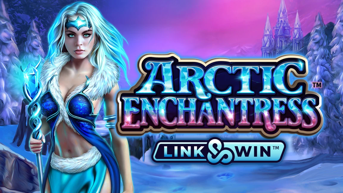 The promotional header for Arctic Enchantress™, an online slot game on Betty.ca.