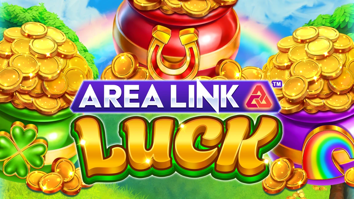The promotional header for Area Link™ Luck, an online slot game on Betty.ca.