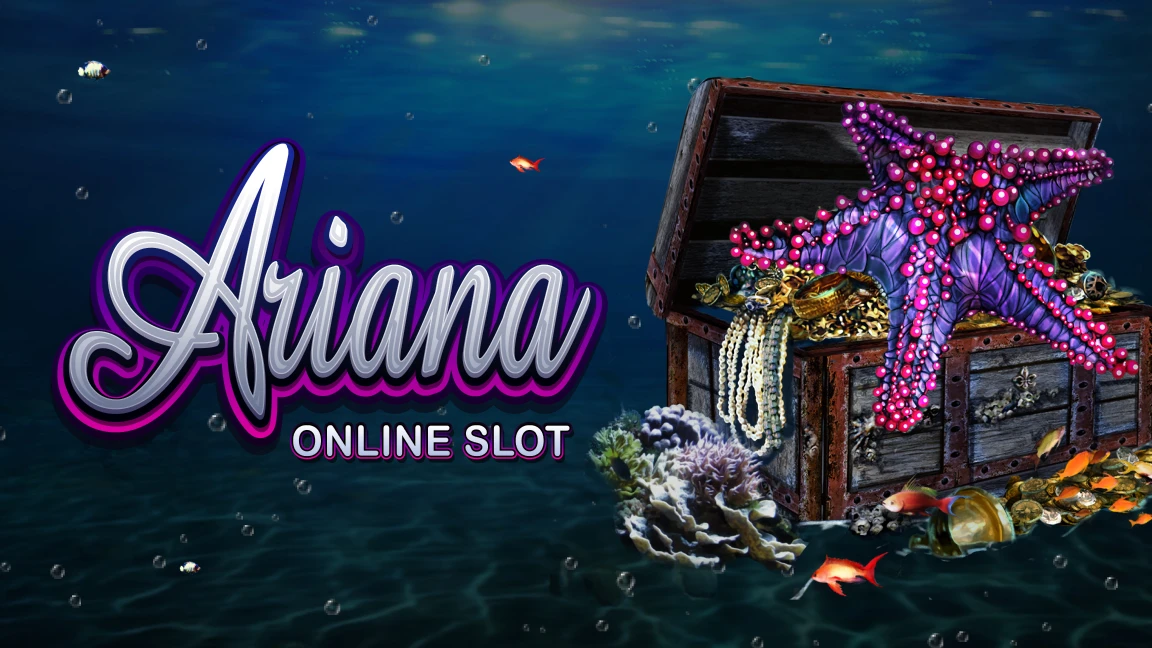 The promotional header for Ariana, an online slot game on Betty.ca.