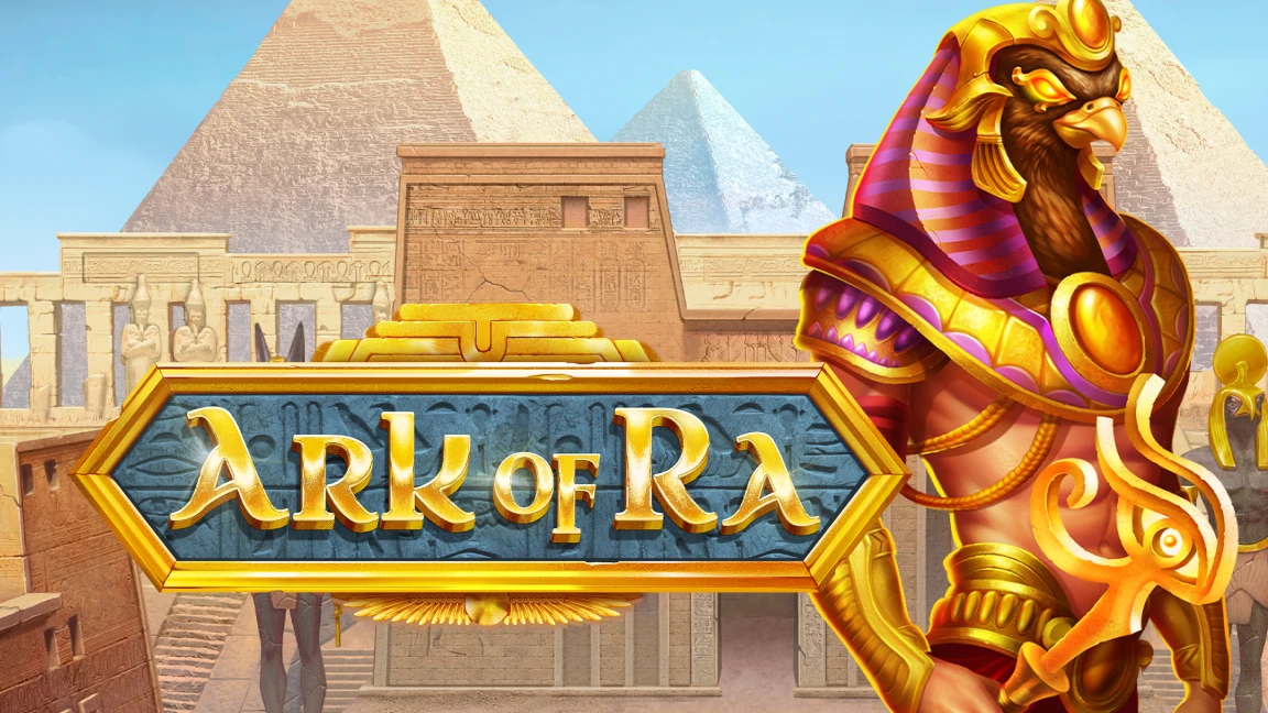 The promotional header for Ark of Ra, an online slot game on Betty.ca.