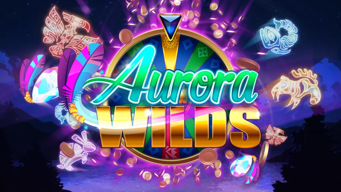 The promotional header for Aurora Wilds, an online slot game on Betty.ca.