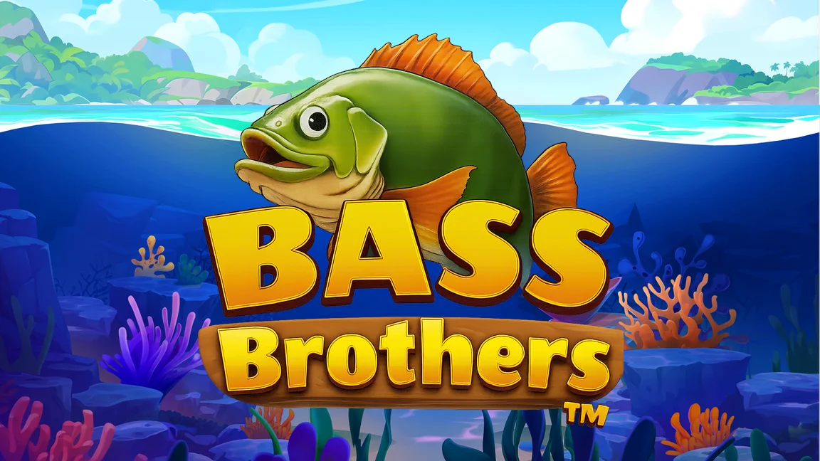 The promotional header for Bass Brothers™, an online slot game on Betty.ca.