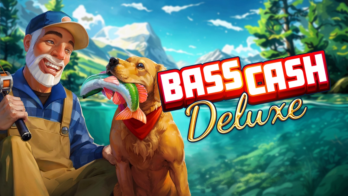 The promotional header for Bass Cash Deluxe™, an online slot game on Betty.ca.