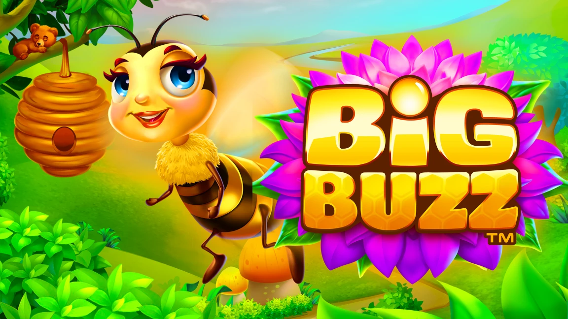 The promotional header for Big Buzz™, an online slot game on Betty.ca.