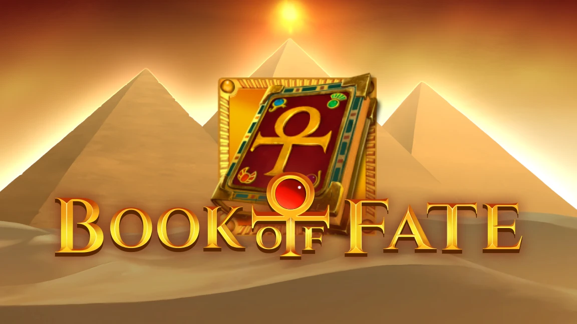 The promotional header for Book of Fate, an online slot game on Betty.ca.