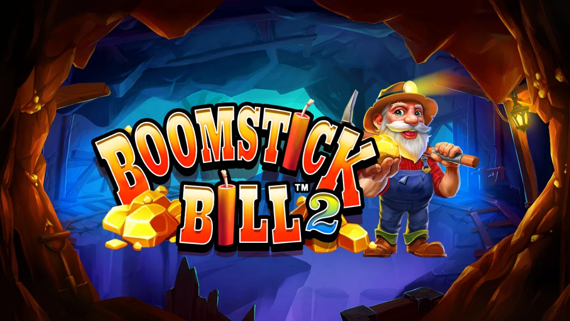 The promotional header for Boomstick Bill 2, an online slot game on Betty.ca.